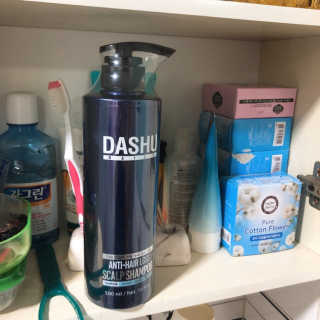 다슈코리아 다슈 데일리 단백질 한방 두피 골드 샴푸 500ml — 4.5점을 준 리뷰어가 2019년 1월 올린 사용 사진