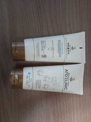 뷰티여우_아토클리닉 [아토클리닉] 아기들이 쓰는 보습, 진정 수딩젤 2개 — 5점을 준 리뷰어가 2019년 5월 올린 사용 사진