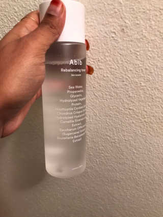 아비브 ABIB REBALANCING TONER SKIN BOOSTER — 5점을 준 리뷰어가 2018년 11월 올린 사용 사진