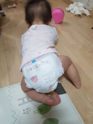 보솜이 액션핏 팬티형 — 5점을 준 리뷰어가 2019년 3월 올린 사용 사진