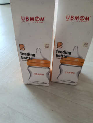 유비맘 신생아젖병 120ml 트리플팩_ 젖꼭지 포함 — 5점을 준 리뷰어가 2020년 1월 올린 사용 사진