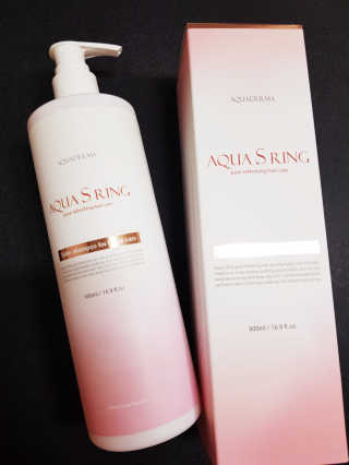 아쿠아큐링 아쿠아S링 퓨어리프레싱 헤어케어 500ml — 5점을 준 리뷰어가 2018년 8월 올린 사용 사진