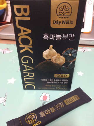 데이웰즈 흑마늘분말골드 — 4점을 준 리뷰어가 2017년 11월 올린 사용 사진