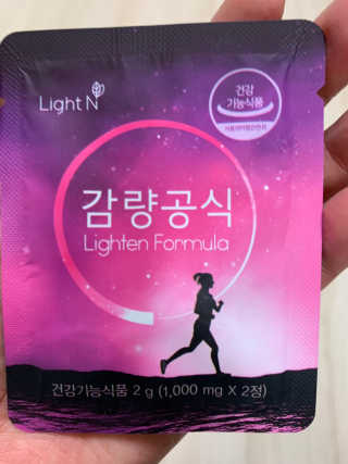 [감량공식] 다이어트 건강기능식품 — 4점을 준 리뷰어가 2019년 12월 올린 사용 사진