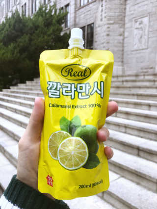 장수농가 리얼깔라만시 — 5점을 준 리뷰어가 2018년 4월 올린 사용 사진