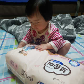 보솜이 액션핏 팬티형 — 5점을 준 리뷰어가 2019년 4월 올린 사용 사진