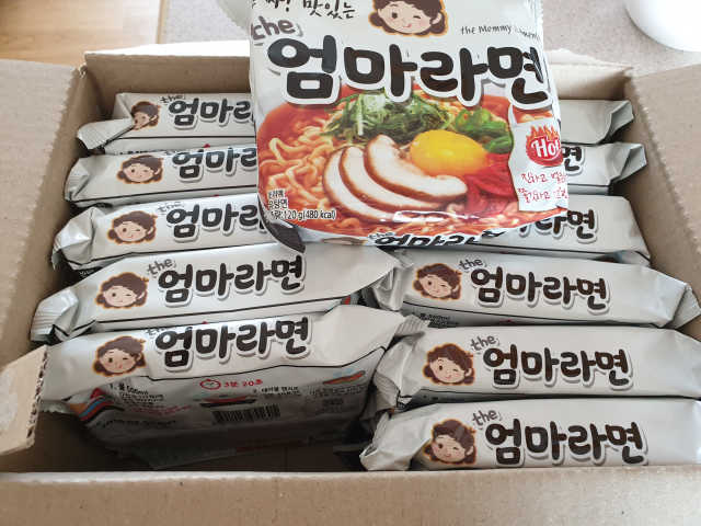 라면 그대로가 제일 맛있는 더엄마라면 리뷰 사진