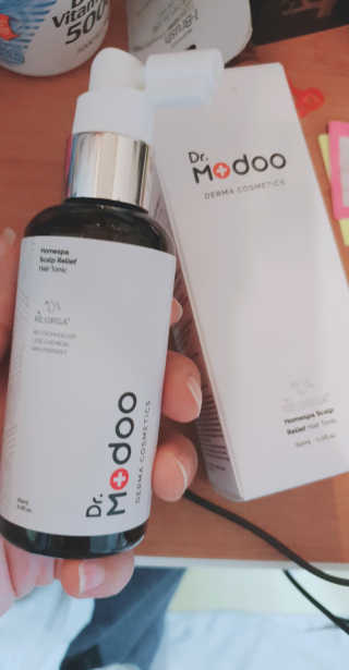 닥터모두 홈스파 스칼프 샴푸 300ml + 헤어토닉 — 5점을 준 리뷰어가 2019년 2월 올린 사용 사진