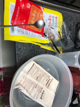 홍대미미네국물떡볶이 [홍대미미네]오리지널 국물 떡볶이4팩 + 라면사리 — 5점을 준 리뷰어가 2019년 4월 올린 사용 사진