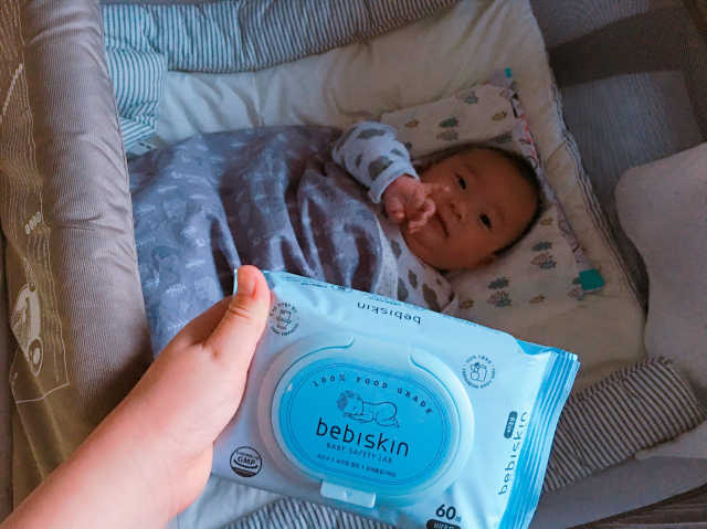 베비스킨 아기 물티슈 리뷰 사진