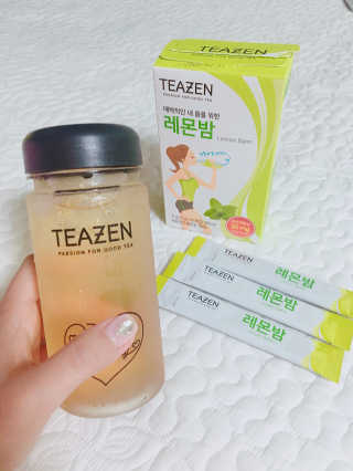 티젠 레몬밤 + 마이보틀 — 5점을 준 리뷰어가 2018년 7월 올린 사용 사진