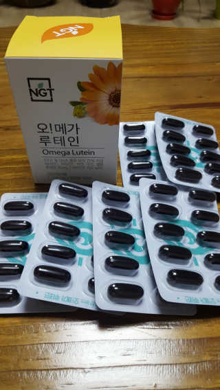 네츄럴굿띵스 오!메가루테인 60일분 — 5점을 준 리뷰어가 2018년 7월 올린 사용 사진