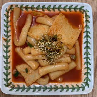 두번째 국떡 국가대표 떡볶이 1팩 + 영미칩 2봉 증정 — 4.5점을 준 리뷰어가 2019년 2월 올린 사용 사진