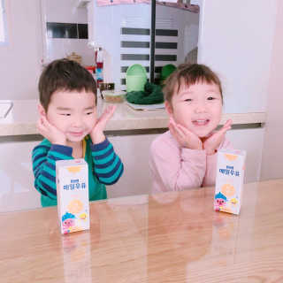 매일우유 멸균 매일우유 저지방 2프로 멸균 핑크퐁 에디션 6입 — 5점을 준 리뷰어가 2017년 12월 올린 사용 사진