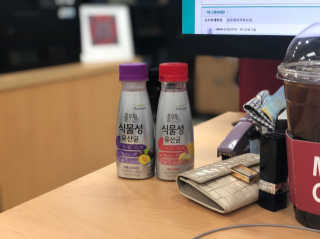 풀무원 식물성유산균 레드앤오메가 + 푸룬앤바이오 — 4.67점을 준 리뷰어가 2018년 11월 올린 사용 사진