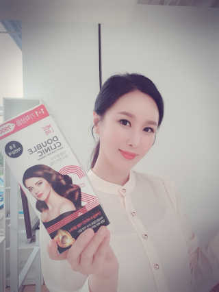 (주)에네스티 미스랩 더블 클리닉 헤어 컬러 크림 — 5점을 준 리뷰어가 2019년 8월 올린 사용 사진