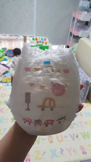 보솜이 액션핏 팬티형 — 5점을 준 리뷰어가 2019년 3월 올린 사용 사진