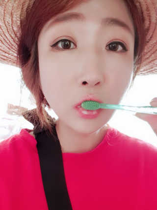 메디프랜천연잇몸치약 메디프랜치약 — 3점을 준 리뷰어가 2019년 6월 올린 사용 사진