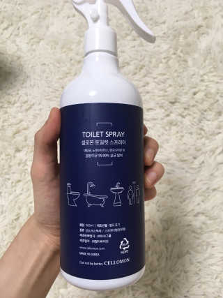 셀로몬 토일렛 스프레이 500ml — 4점을 준 리뷰어가 2018년 5월 올린 사용 사진