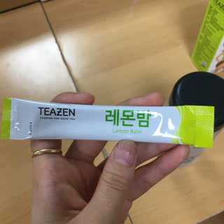 티젠 레몬밤 + 마이보틀 — 5점을 준 리뷰어가 2018년 7월 올린 사용 사진