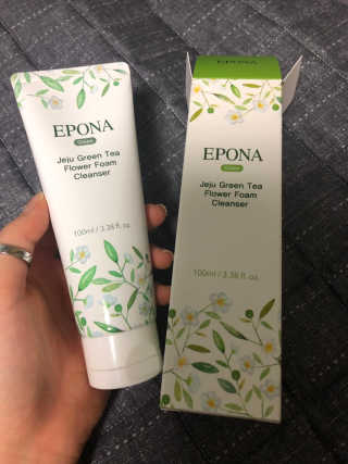 에포나 제주 녹차꽃 화산송이 폼클렌저 — 3점을 준 리뷰어가 2019년 2월 올린 사용 사진
