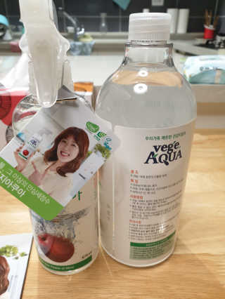 베지아쿠아 475ml + 리필 1000ml 1Set — 5점을 준 리뷰어가 2019년 9월 올린 사용 사진