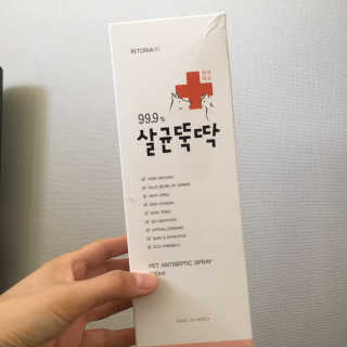 [펫토리아]살균뚝딱 강아지 고양이 살균소독제 탈취제 — 5점을 준 리뷰어가 2019년 10월 올린 사용 사진