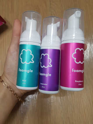 폼글 I foamgle [폼글] 거품가글 50ml 3종 - 민트, 라벤더, 라즈베리 — 4점을 준 리뷰어가 2019년 10월 올린 사용 사진