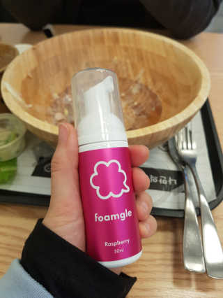폼글 I foamgle [폼글] 거품가글 50ml 3종 - 민트, 라벤더, 라즈베리 — 3점을 준 리뷰어가 2020년 1월 올린 사용 사진