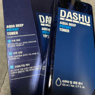 다슈코리아 다슈 맨즈 아쿠아 딥 포텐 토너 153ml — 4점을 준 리뷰어가 2019년 7월 올린 사용 사진