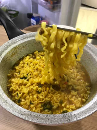오뚜기카레면 2차 모집 — 4.5점을 준 리뷰어가 2019년 2월 올린 사용 사진