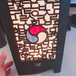 HAEDOJI 한지스탠드 무드등 — 5점을 준 리뷰어가 2019년 10월 올린 사용 사진