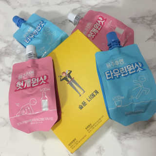 천호식품 숙취해서 헛개원샷, 타우린원샷 술푼너에게 — 4점을 준 리뷰어가 2017년 12월 올린 사용 사진