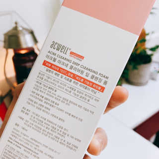 아크웰 아크네 클리어링 딥 클렌징 폼 — 4점을 준 리뷰어가 2019년 3월 올린 사용 사진