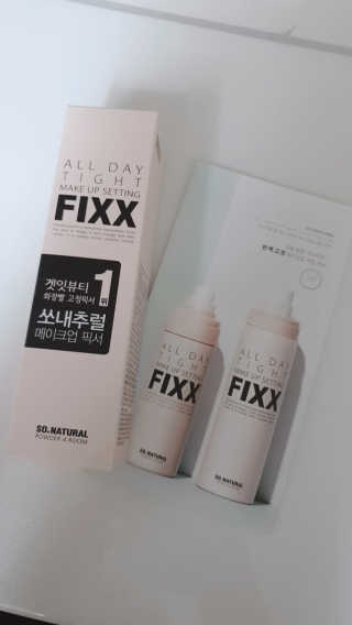 쏘내추럴 올데이 메이크업 픽서 — 5점을 준 리뷰어가 2019년 7월 올린 사용 사진