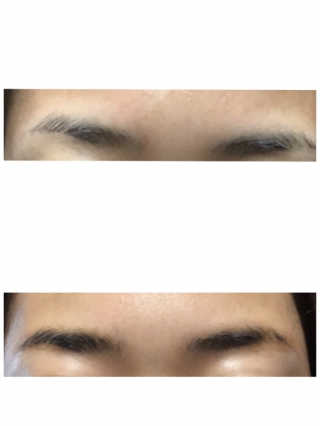 뷰티핏 아이브로우 듀얼 볼륨 틴트 — 1점을 준 리뷰어가 2018년 11월 올린 사용 사진