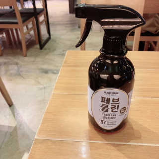더블유드레스룸 페브클린 500ml — 5점을 준 리뷰어가 2018년 11월 올린 사용 사진