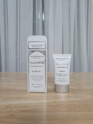 [스킨큐어] 산다화 내추럴 매직 비비 크림 — 4점을 준 리뷰어가 2019년 7월 올린 사용 사진