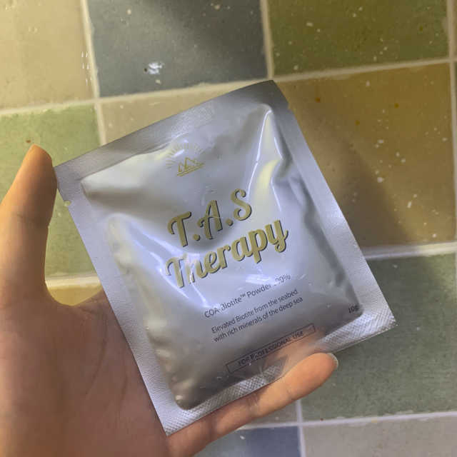타즈 테라피 흑운모 파우더 TAS THERAPY 10g 10팩 리뷰 사진