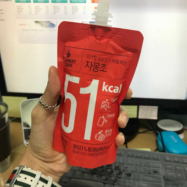 스위트카페 복숭아초,자몽초 리뷰 사진