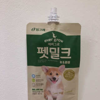 [빙그레] 에버그로 생유산균 1봉（10포입）+펫밀크2팩 — 5점을 준 리뷰어가 2019년 3월 올린 사용 사진