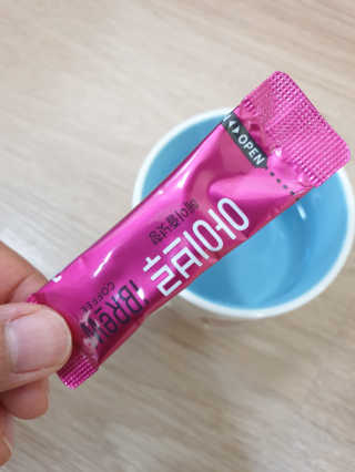 한국맥널티 아이브루 헤이즐넛향 100T — 5점을 준 리뷰어가 2019년 10월 올린 사용 사진