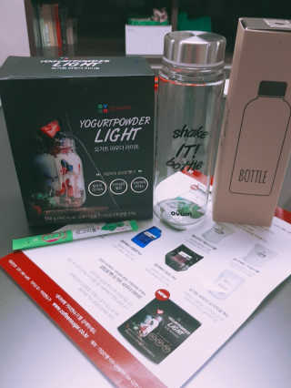 오붐주식회사 오붐 설탕을 뺀 요거트 파우더 라이트 550g+보틀 — 4.17점을 준 리뷰어가 2018년 1월 올린 사용 사진