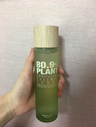 쏘내추럴 80.9 플랜트 스프라우팅 에센스 토너 — 4점을 준 리뷰어가 2018년 4월 올린 사용 사진