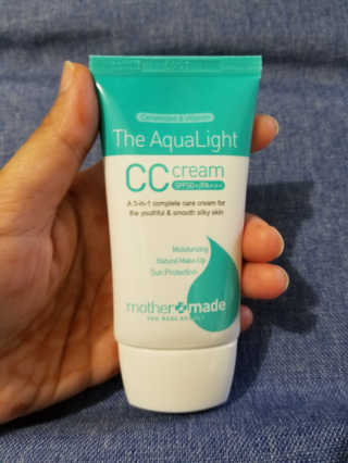 마더메이드 더 아쿠아라이트 CC크림 SPF50+ PA+++ — 5점을 준 리뷰어가 2019년 6월 올린 사용 사진