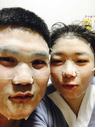 스킨스보니 요거트 마스크팩 — 5점을 준 리뷰어가 2017년 7월 올린 사용 사진