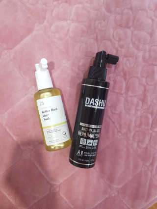 다슈코리아 다슈 데일리 안티 헤어로스 허브 헤어토닉 150ml — 5점을 준 리뷰어가 2020년 1월 올린 사용 사진