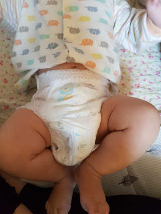 보솜이 리얼코튼 팬티형 — 5점을 준 리뷰어가 2019년 3월 올린 사용 사진