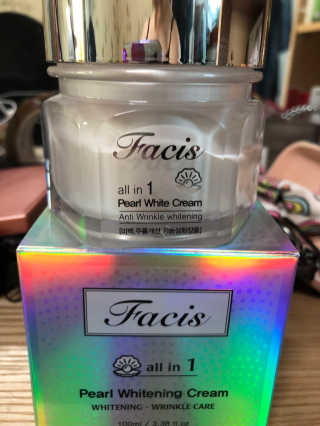 파시스 올인원 진주 화이트닝 크림 100ml — 4점을 준 리뷰어가 2019년 2월 올린 사용 사진