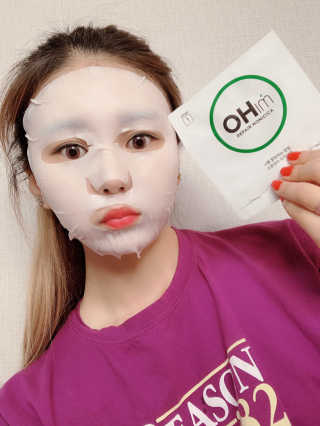 오아이엠 마스크팩 2종 _  꿀보카도 or 노니시카 — 5점을 준 리뷰어가 2019년 5월 올린 사용 사진